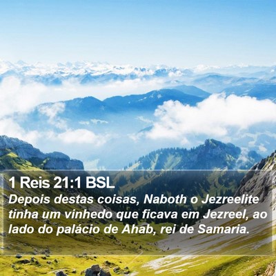 1 Reis 21:1 BSL Bible Verse Image