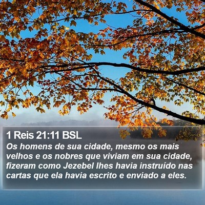 1 Reis 21:11 BSL Bible Verse Image