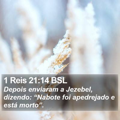 1 Reis 21:14 BSL Bible Verse Image