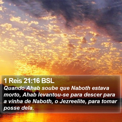 1 Reis 21:16 BSL Bible Verse Image