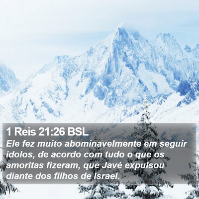 1 Reis 21:26 BSL Bible Verse Image
