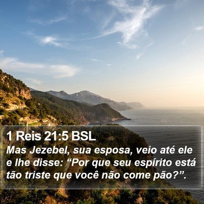 1 Reis 21:5 BSL Bible Verse Image