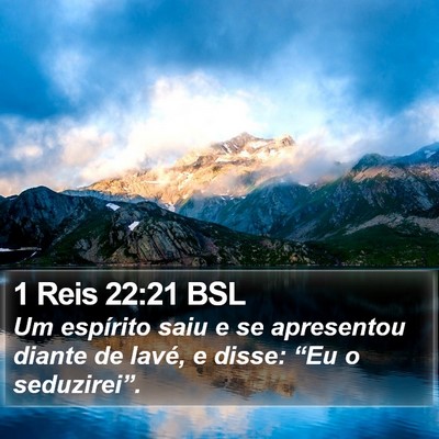1 Reis 22:21 BSL Bible Verse Image