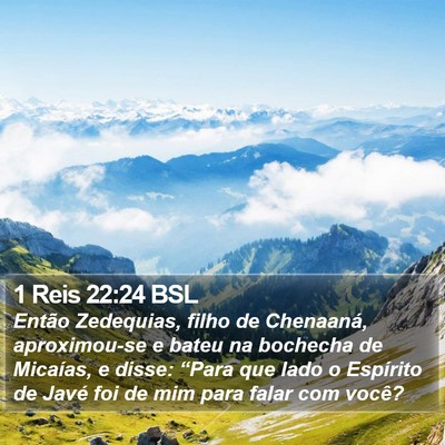 1 Reis 22:24 BSL Bible Verse Image