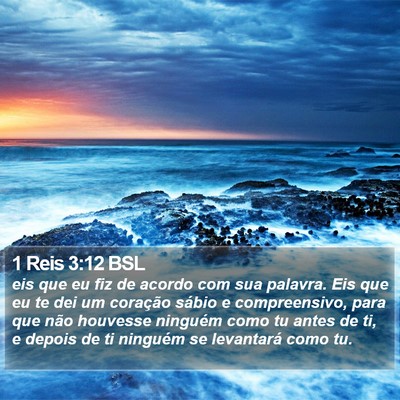 1 Reis 3:12 BSL Bible Verse Image