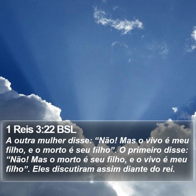 1 Reis 3:22 BSL Bible Verse Image