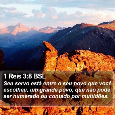 1 Reis 3:8 BSL Bible Verse Image