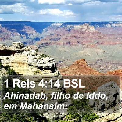 1 Reis 4:14 BSL Bible Verse Image