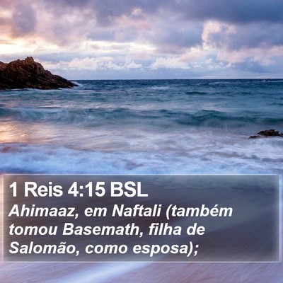 1 Reis 4:15 BSL Bible Verse Image