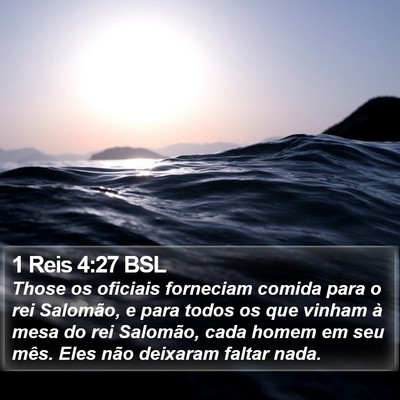 1 Reis 4:27 BSL Bible Verse Image