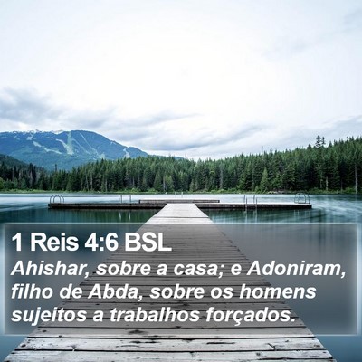 1 Reis 4:6 BSL Bible Verse Image