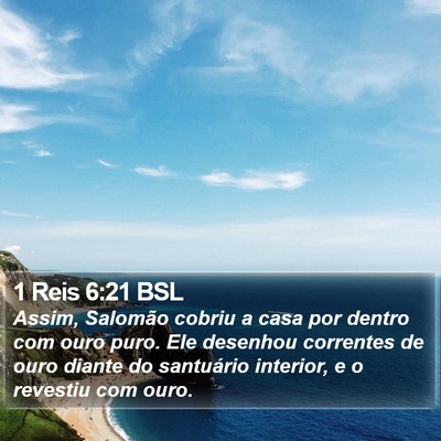 1 Reis 6:21 BSL Bible Verse Image