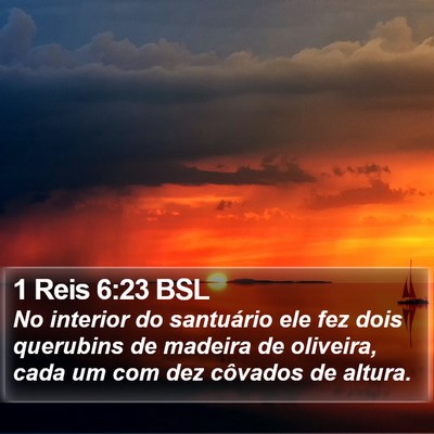 1 Reis 6:23 BSL Bible Verse Image