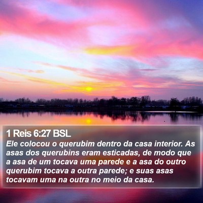 1 Reis 6:27 BSL Bible Verse Image