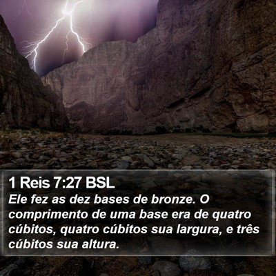 1 Reis 7:27 BSL Bible Verse Image