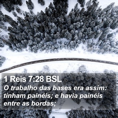 1 Reis 7:28 BSL Bible Verse Image