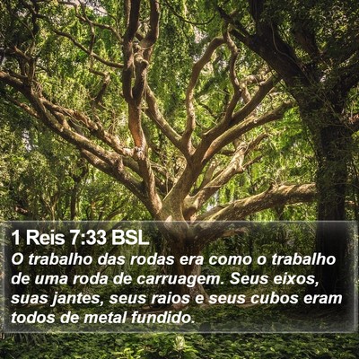 1 Reis 7:33 BSL Bible Verse Image
