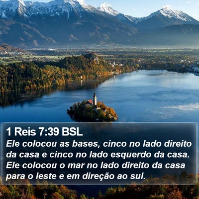 1 Reis 7:39 BSL Bible Verse Image