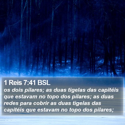1 Reis 7:41 BSL Bible Verse Image