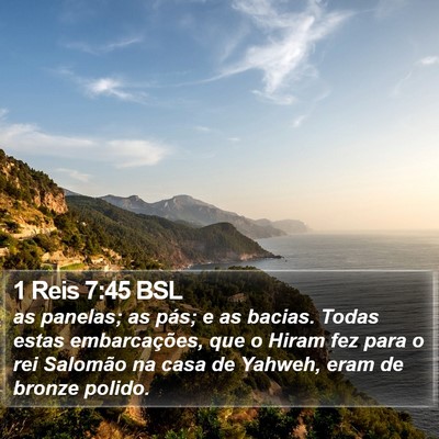 1 Reis 7:45 BSL Bible Verse Image