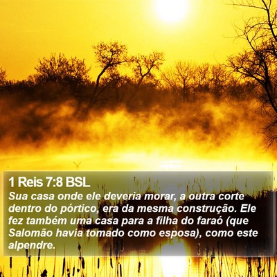 1 Reis 7:8 BSL Bible Verse Image