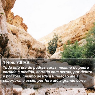 1 Reis 7:9 BSL Bible Verse Image