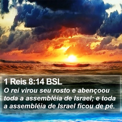 1 Reis 8:14 BSL Bible Verse Image
