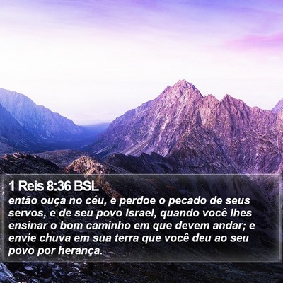 1 Reis 8:36 BSL Bible Verse Image