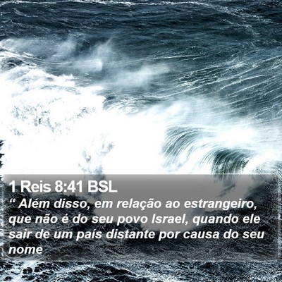 1 Reis 8:41 BSL Bible Verse Image
