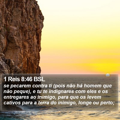 1 Reis 8:46 BSL Bible Verse Image