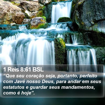 1 Reis 8:61 BSL Bible Verse Image
