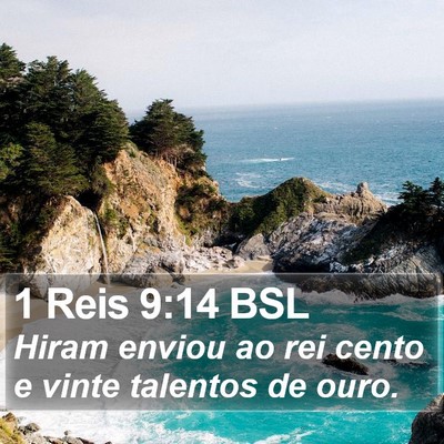 1 Reis 9:14 BSL Bible Verse Image