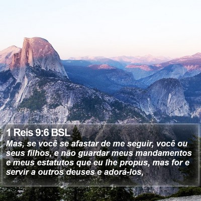 1 Reis 9:6 BSL Bible Verse Image