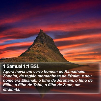 1 Samuel 1:1 BSL Bible Verse Image