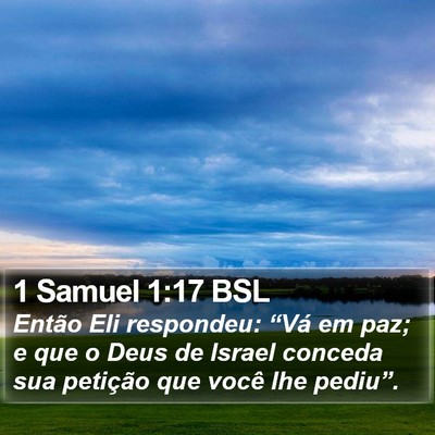 1 Samuel 1:17 BSL Bible Verse Image