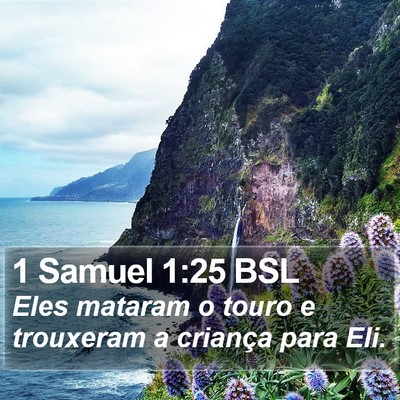 1 Samuel 1:25 BSL Bible Verse Image