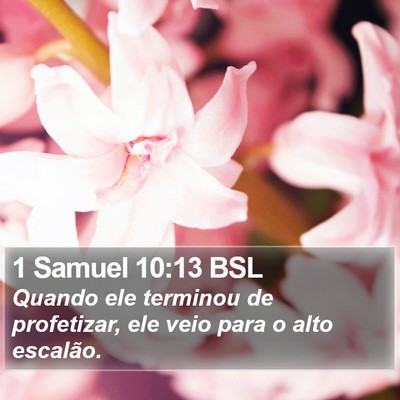 1 Samuel 10:13 BSL Bible Verse Image