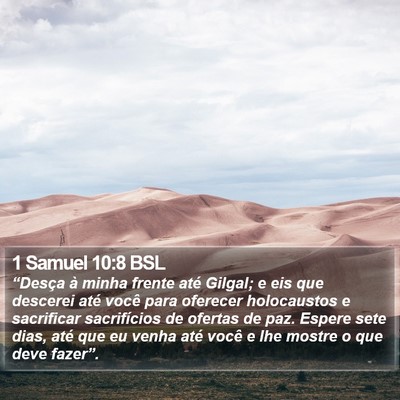 1 Samuel 10:8 BSL Bible Verse Image