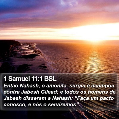 1 Samuel 11:1 BSL Bible Verse Image