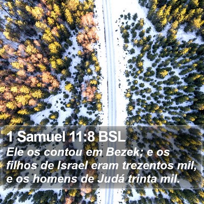 1 Samuel 11:8 BSL Bible Verse Image