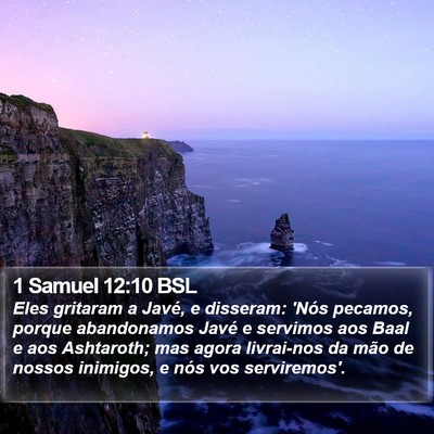 1 Samuel 12:10 BSL Bible Verse Image
