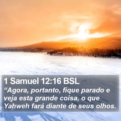 1 Samuel 12:16 BSL Bible Verse Image