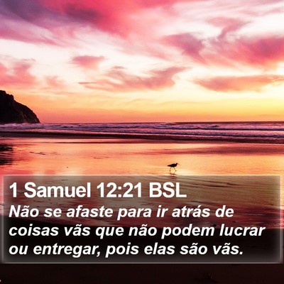 1 Samuel 12:21 BSL Bible Verse Image