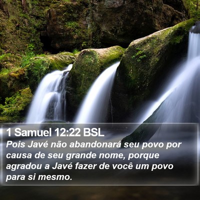 1 Samuel 12:22 BSL Bible Verse Image