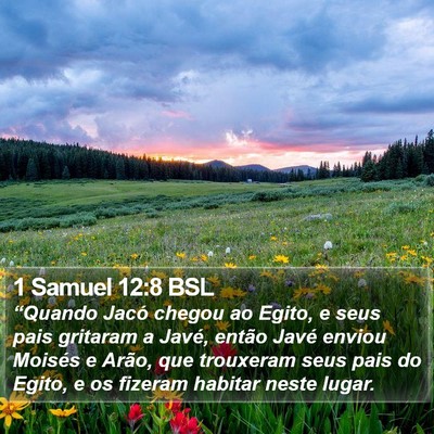 1 Samuel 12:8 BSL Bible Verse Image