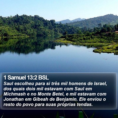 1 Samuel 13:2 BSL Bible Verse Image
