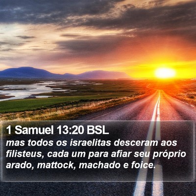 1 Samuel 13:20 BSL Bible Verse Image