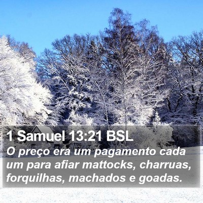 1 Samuel 13:21 BSL Bible Verse Image