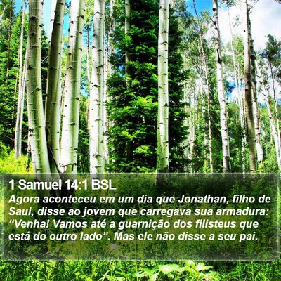 1 Samuel 14:1 BSL Bible Verse Image