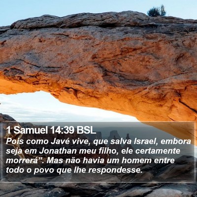 1 Samuel 14:39 BSL Bible Verse Image